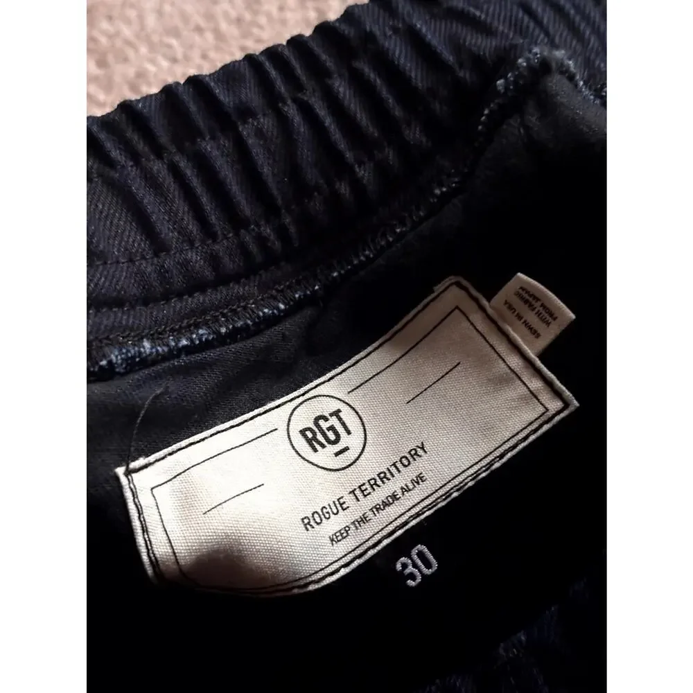 RGT Rogue Territory Fatigue Shorts 30 Cotton Denim Heritage Japan Blue - Picture 7 of 14